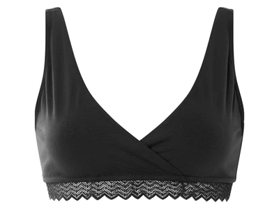 Бюстгальтер для кормления с кружевом для женщины Esmara LYCRA® 473690 M Черный
