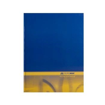 Книга канцелярська UKRAINE, А4, 192 арк., клітинка, офсет, тверда ламінована обкладинка, асорті