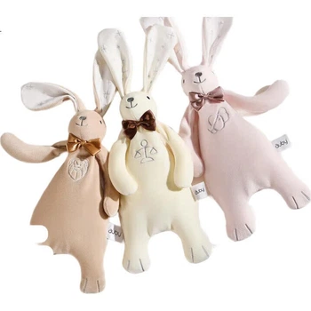 Детская игрушка Auby, плед Constellation Little Rabbit Comfort Blanket, средство для улучшения сна младенцев, плюшевая кукла для новорожденных, подарок в полнолуние.