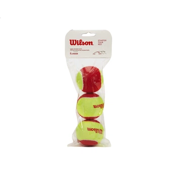 Тренировочные теннисные мячи Wilson для детей и подростков, низкого давления и износостойкие, упаковка из 3 штук.