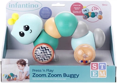 Zabawka edukacyjna-buggy Infantino Naciśnij i dogoń (315437I) (773554154375)