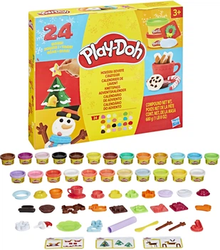 Набор для творчества Hasbro Play-Doh Адвент-календарь с пластичной массой (G0501) (5010996321398)
