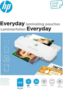 Folia do laminowania HP Everyday Laminating Pouches A4 216 x 303 mm 80 μm błyszcząca 25 szt. (ELP-9153)