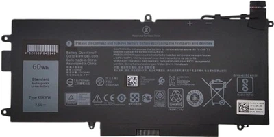 Акумулятор Dell для Dell Latitude 13 7389 (K5XWW) 7.6V 7500mAh (original) (NB441716)