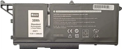 Акумулятор ExtraDigital Selected для Dell Latitude 5330 (293F1) 11.4V 3300mAh (NB442201)