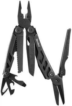 Мультитул NexTool Flagship Pro Black 16-в-1 с плоскогубцами, ножом и кусачками для выживания