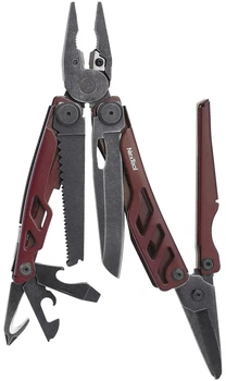 Мультитул NexTool Flagship Pro красный 16-в-1 с плоскогубцами и ножом компактный EDC