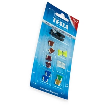 Запобіжники Євро micro (mini Low Profile) TESLA блістер (12шт+пінцет)
