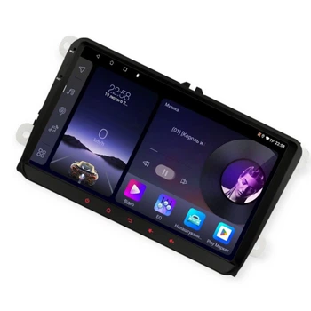 Магнитола VW(Skoda) 2DIN Android 10.0 FM, USB, MP3, AVI, сенсор, 9, Wi-Fi, BT, GPS, 2Gbх64Gb, CARPLAY Shuttle