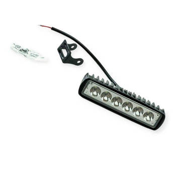 Фара дополнительная LED прямоугольная 155х44х42 (Д, В, Ш) 18W дальний EPISTAR Megalight