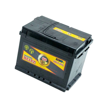 Аккумулятор Blitz 60Ач 600А Black (L2) (0) (2 года гарантии) правый плюс