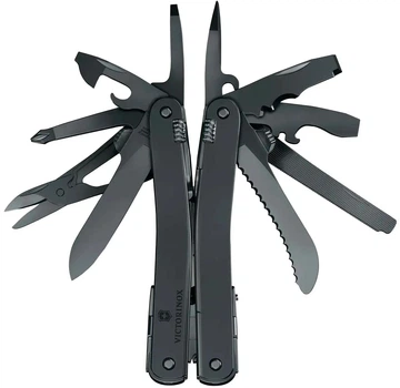 Мультитул Victorinox SwissTool Spirit MXBS компактный для ремонта, кожаный чехол, фиксатор