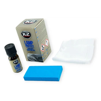 Полироль востановитель фар K2 Lamp Protect , апликатор и 2 салфетки (10мл)