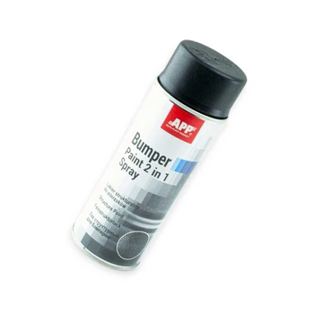 Краска бампера APP Bumper Paint 2 в1 структурная черная (спрей) 400ml