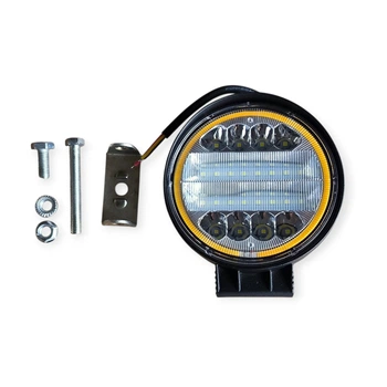 Фара робоча МТЗ, ЮМЗ, Т-16, Т-25, Т-40, Т-150 LED 24W 4700 Im круглий корпус ФГ-304Х Wassa