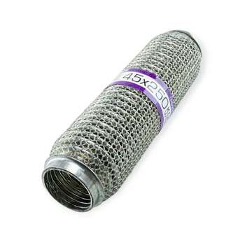 Гофра глушителя 45х250 (3-х слойная) кольчуга, interlock EuroEx