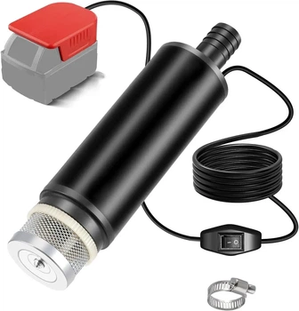 Погружающий насос для аккумулятора Milwaukee 18V M18 - мини насос 30 л/мин, 120 Вт