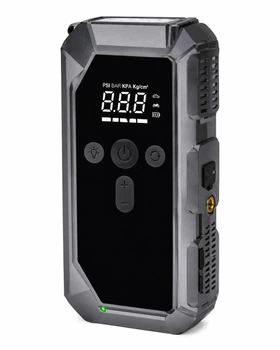 Пускозарядное устройство K3 12000 мА·ч для автомобиля с компрессором 150 PSI и функцией Power Bank 600A пиковый ток для запуска двигателя 12 В с LED фонарем универсальный автомобильный Jump Starter со встроенным насосом для подкачки колес шин