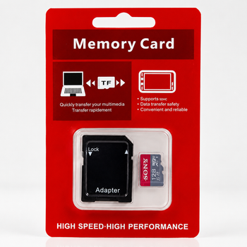 Карта памяти Sony 128GB microSDXC Class 10 с SD-адаптером