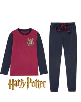 Піжамка з принтом Гаррі Поттер Harry Potter 134 140 см Lupilu бордова синя артикул М194