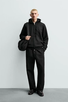 Щільні джогери Zara класичного крою чорний 4393/401/800 L