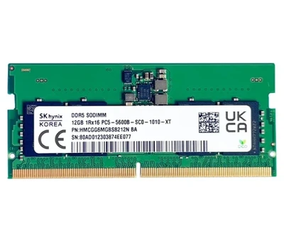 Пам'ять SO-DIMM, DDR5, 12Gb, 5600 MHz, Hynix, 1.1V, CL46 (HMCGG6MGBSB212N)