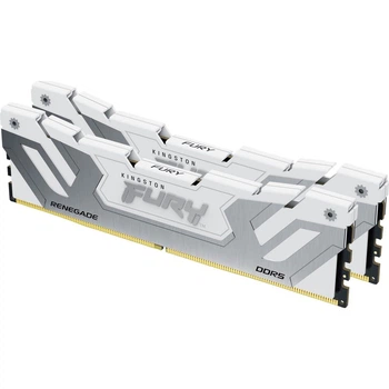 Модуль памяти DDR5 CUDIMM Kingston FURY Renegade 2x24GB 8800MHz White/Silver (KF588CU42RWK2-48) [175473]
