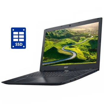 Ноутбук Б-класс Acer Aspire E5-575 / 15.6" (1920x1080) TN / Intel Core i3-6100U (2 (4) ядра по 2.3 GHz) / 8 GB DDR4 / 128 GB SSD / Intel HD Graphics 520 / WebCam / Win 10 б/у