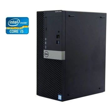 ПК Dell OptiPlex 5040 Tower / Intel Core i5-6600T (4 ядра по 2.7 - 3.5 GHz) / 16 GB DDR3 / 500 GB HDD / Intel HD Graphics 530 / DVD-RW б/в