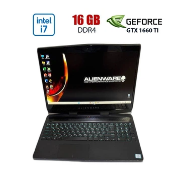Игровой ноутбук Dell Alienware M15 R1 / 15.6" (1920x1080) IPS / Intel Core i7-9750H (6 (12) ядер по 2.60 - 4.5 GHz) / 16 GB DDR4 / 512 GB SSD + 500 GB HDD / nVidia GeForce GTX 1660 Ti, 6 GB GDDR6, 192-bit / WebCam б/у