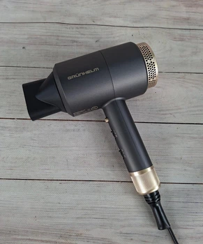 Фен для волос Grunhelm GHD-596G 1800 Вт Серый