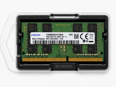 Оперативная память Samsung 16 GB SO-DIMM DDR4 2666 MHz (M471A2K43CB1-CTD)