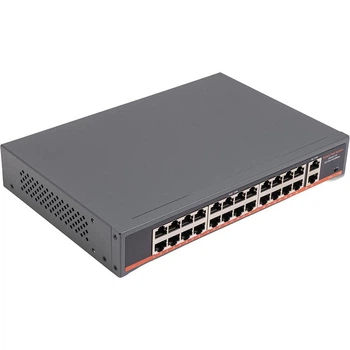 Комутатор PoE 24x100 Мбіт/с PoE+ 2x Gigabit UPLINK, 400 Вт (TV993710) PowerPlant