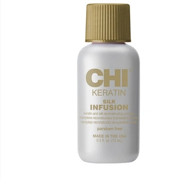 Жидкий шелк для волос с кератином Keratin Silk CHI, 15 мл