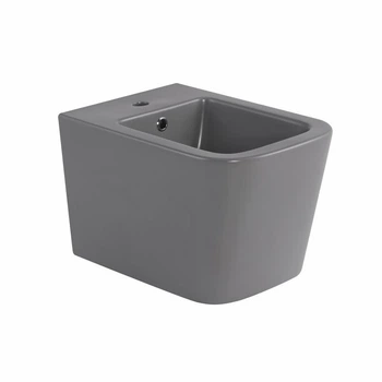 Біде підвісне Qtap Tern 520x350x330 мм, Stone grey QT17551303GSG
