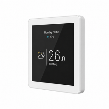 Кімнатний сенсорний термостат з WiFi управлінням Tervix Pro Line WiFi TouchScreen Thermostat (котел), білий (114351)
