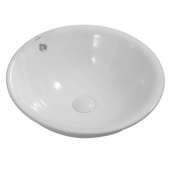 Умывальник врезной Mixxus Premium Topper-1601 470х470 круглый, белый (MP6571)