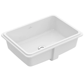 Умывальник встроенный Villeroy&Boch Tube, 55х40х22, альпийский белый (41525001)