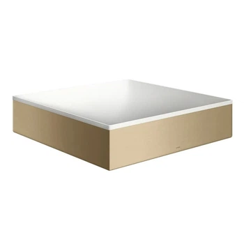 Умывальник накладной Axor Suite 400x400 квадратный, бронза матовый (42003140)