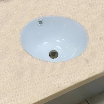 Умывальник врезной VBI Marzano 350x350 круглый, белый (VBI-018061)
