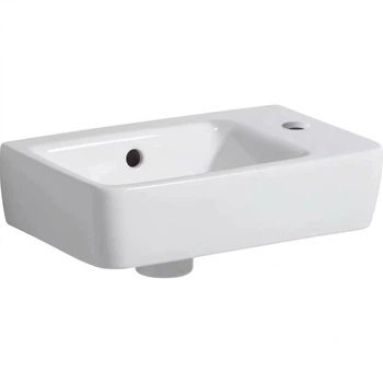 Умывальник подвесной Geberit Selnova Compact 400x250 прямоугольный, белый глянцевый (501.517.00.7)