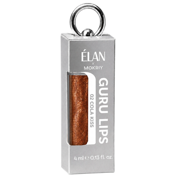 Блеск для губ Elan, Guru Lips, 02 Cola Kiss, 4 мл