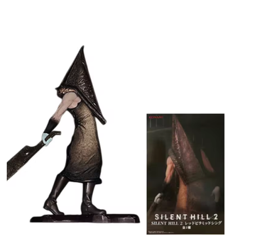 Колекційна екшн-фігурка Пірамідоголова з Сайлент Хілл/Pyramid Head Silent Hill 2 Red Pyramid Thing Stature 22 см з мечем