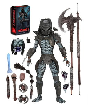 Фигурка Хищник 18см коллекционная с набором аксессуаров action figures Predator 18см 2 Ultimate Warrior