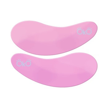 Силиконовые патчи OKO Lash&Brow PINK PAD для глаз, розовые