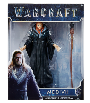 Коллекционная экшн-фигурка Medivh Warcraft 15 см — маг Медов, фигурка с аксессуаром, World of Warcraft