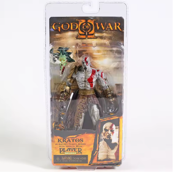Фігурка Кратос/Kratos God of War II Poseidon Rage — колекційна екшн-фігурка героя гри, 18 см, з Лезо Хаоса/Blades of Chaos