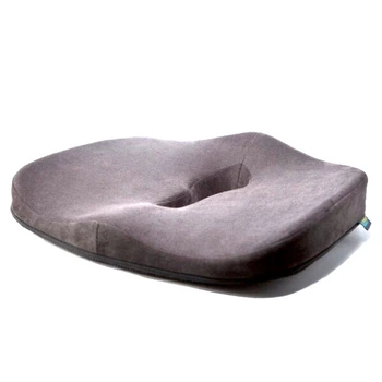 Подушка ортопедическая для сидения Correct Shape Max Comfort от гемороя, простаты, подагры, Графитовый (73375)