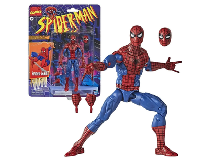 Коллекционная экшн-фигурка Spider-Man Marvel Legends Retro 90s – Человек-Паук Серия Легенд Ретро, 15 см