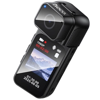 Экшн-камера Hoco DV105 Спортивная 1.47'' экран IPS, Wi-Fi, 350mAh Компактная для съемки Черный